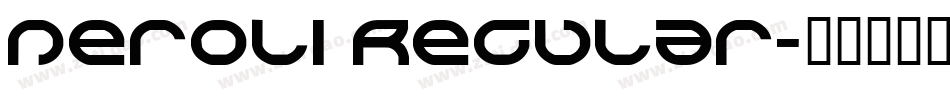 Neroli Regular字体转换